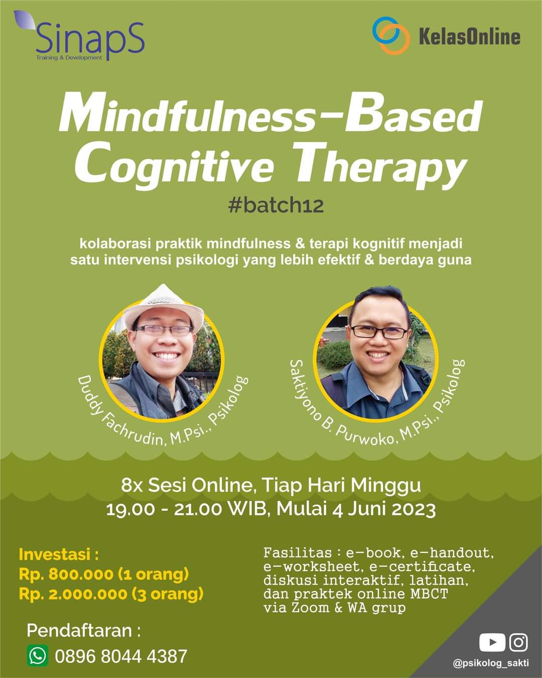 Belajar Kolaborasi Praktik Mindfulness Berbasis Cognitive Behavior ...